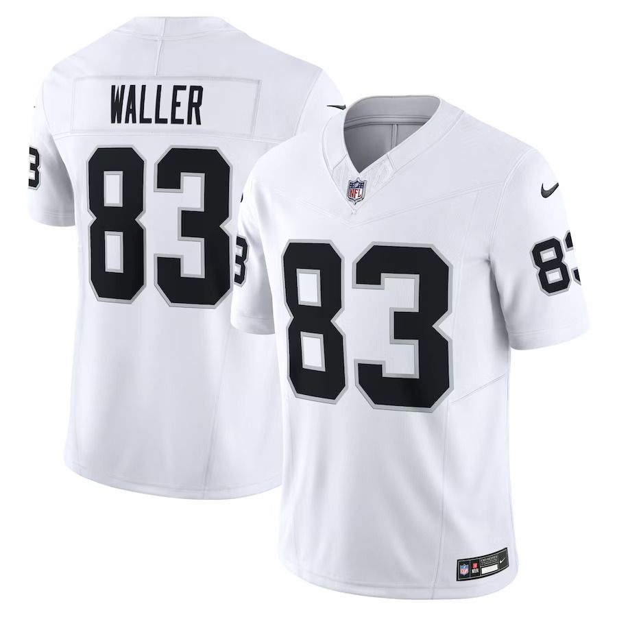 Men Las Vegas Raiders #83 Darren Waller Nike White Vapor F.U.S.E. Limited NFL Jersey->oakland raiders->NFL Jersey